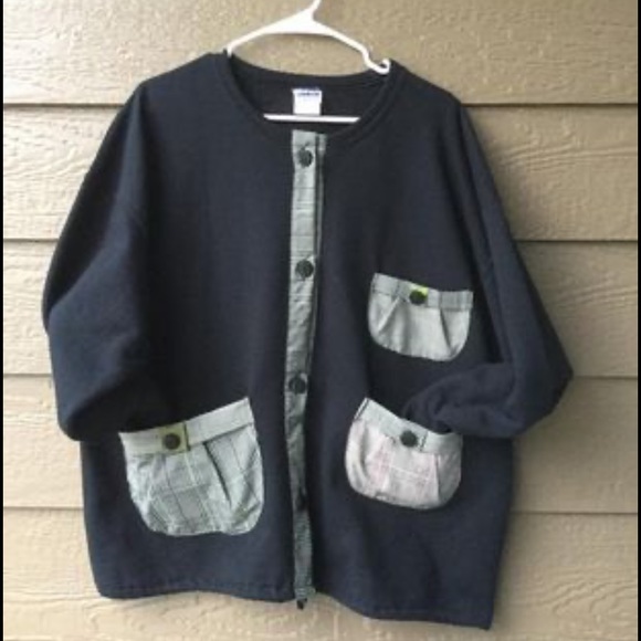 COPY - Gildan Heavy blend, women’s size XL, Spring blazer cardigan jacket butto… - Picture 6 of 15